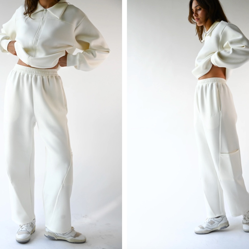 yllw - HARRY KNIT NEOPRENE PANTS